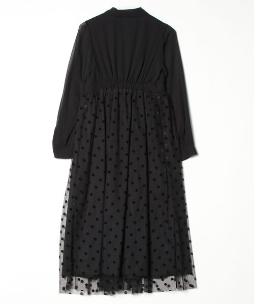 「CAROLINA GLASER」 ドッキングワンピース ONE SIZE ブラック レディース_画像2