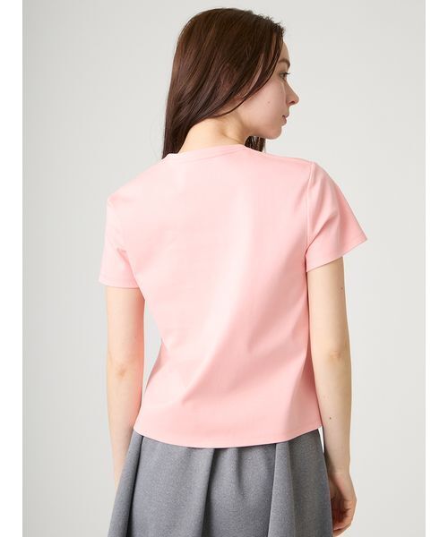 CELFORD（セルフォード） tシャツ ロゴ刺繍リボン付きカットソー