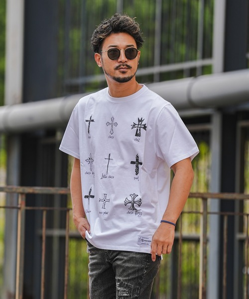 adamsJUGGLER（アダムスジャグラー） tシャツ W/R メニー/クロスティー