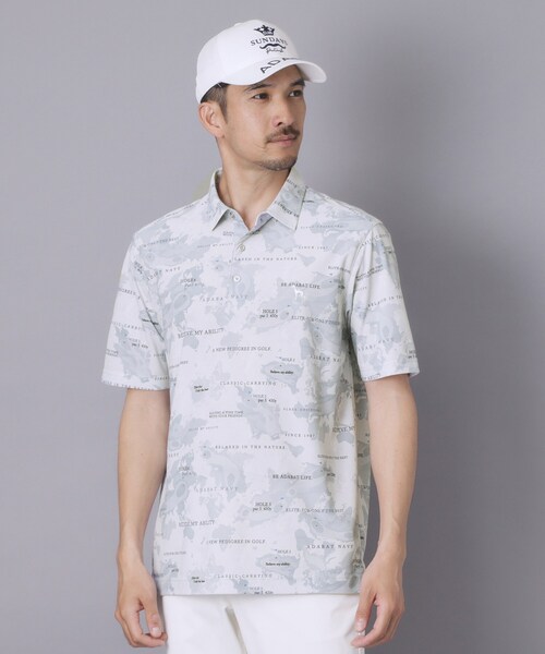 adabat（アダバット） uvカット ポロシャツ 半袖 「ADABAT NAVY」吸水
