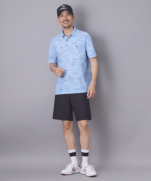 adabat（アダバット） ポロシャツ 半袖 「ADABAT NAVY」吸水速乾/UV