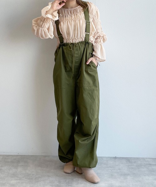 「w closet」 長袖ブラウス FREE ライトベージュ レディース_画像8