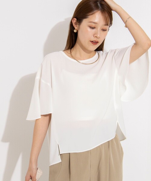 NOLLEY'S（ノーリーズ） ブラウス シャツ 半袖 「WEB限定