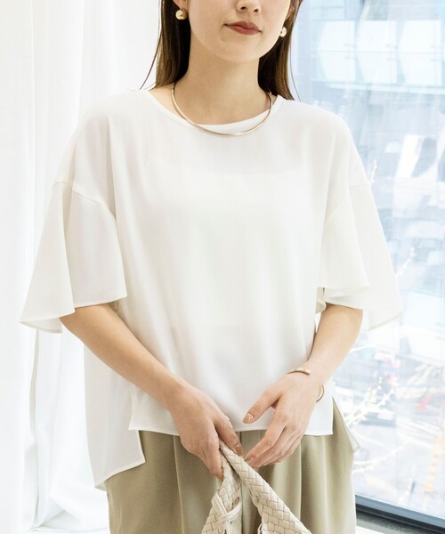 NOLLEY'S（ノーリーズ） ブラウス シャツ 半袖 「WEB限定