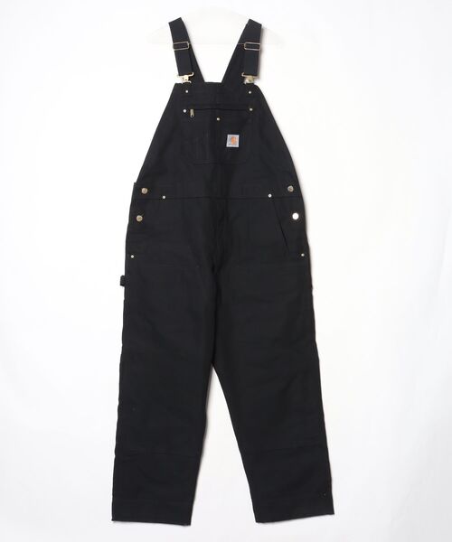 Carhartt ブラックオーバーオール　ほぼ新品 Carhartt（カーハート） オーバーオール - ブラック メンズ : ZOZOTOWN