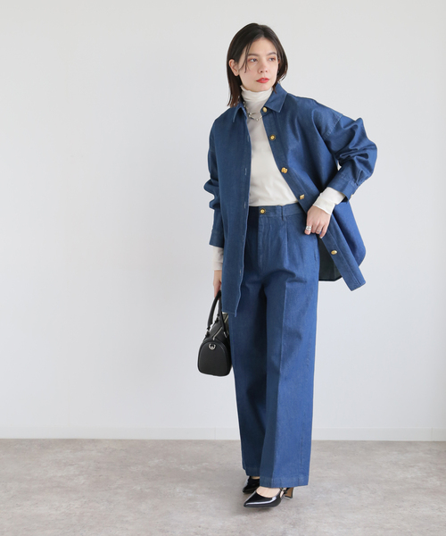 「journal standard L'essage」 デニムパンツ 38 ブルー レディース_画像2