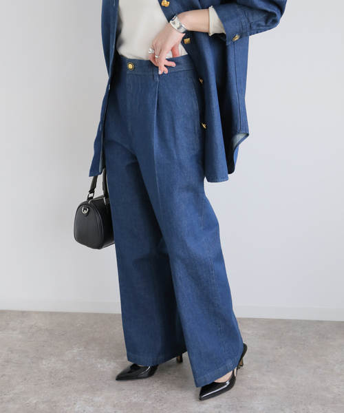 「journal standard L'essage」 デニムパンツ 38 ブルー レディース_画像3