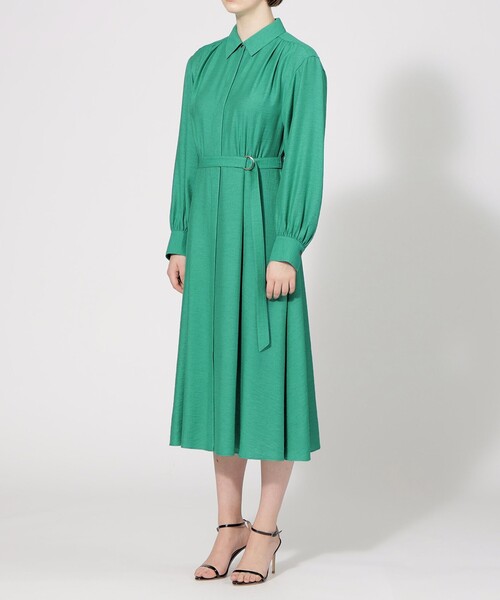 「EPOCA」 長袖ワンピース 40 ベージュ レディース_画像6