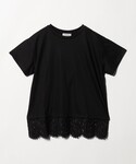 tシャツ 半袖 スソ レース ショートスリーブ...の詳細画像5