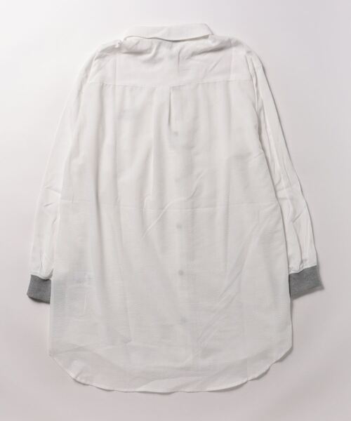 「KRIFF MAYER Lady's Collection」 長袖シャツ MEDIUM オフホワイト レディース_画像2