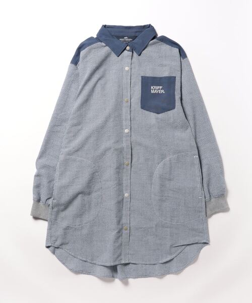 「KRIFF MAYER Lady's Collection」 長袖シャツ MEDIUM オフホワイト レディース_画像4