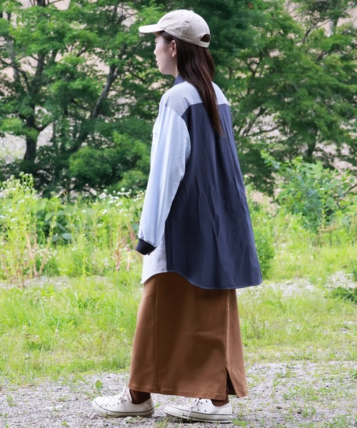 「KRIFF MAYER Lady's Collection」 長袖シャツ MEDIUM オフホワイト レディース_画像9