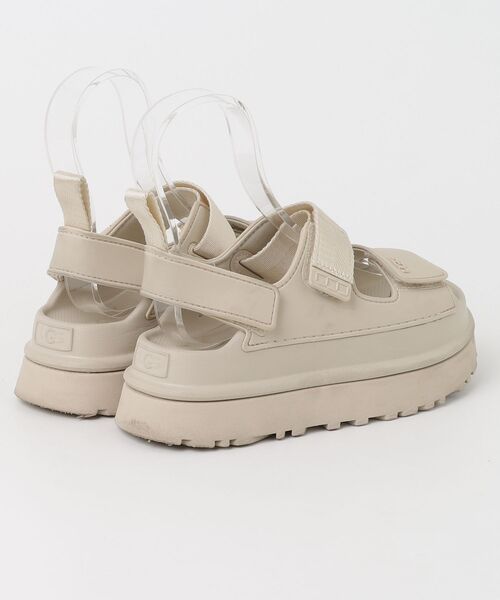 「UGG」 フラットサンダル 22cm ベージュ レディース_画像2