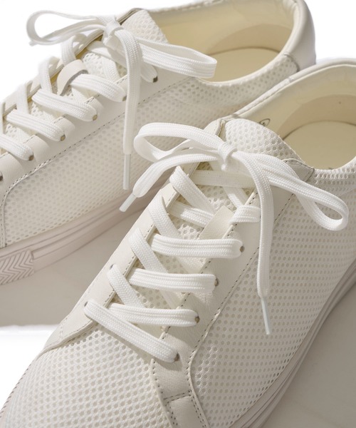 TETE HOMME（テット オム） スニーカー 5.5cm ヒールアップ メッシュ 