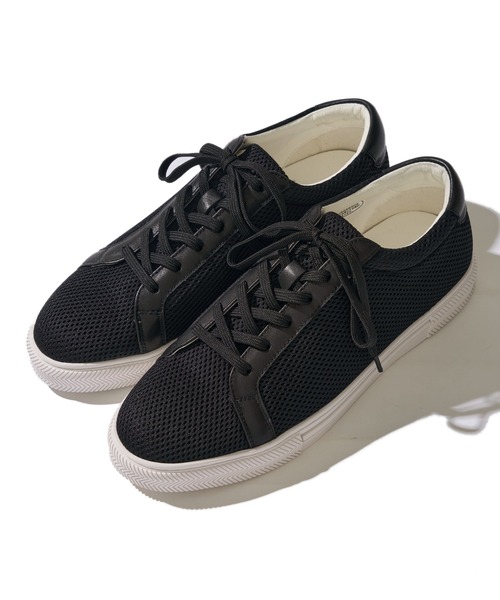 TETE HOMME（テット オム） スニーカー 5.5cm ヒールアップ メッシュ 
