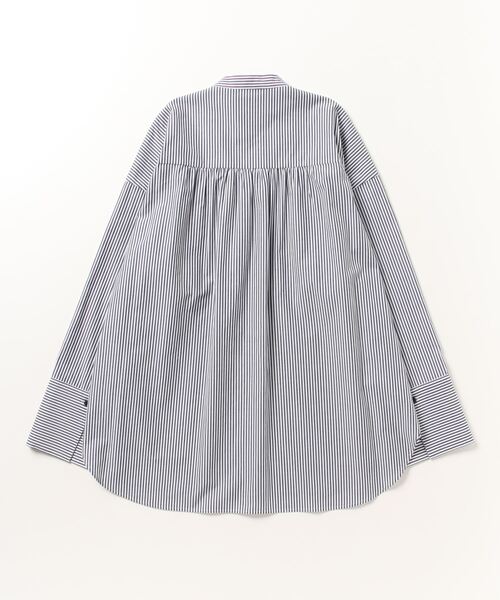「MARW UNITED ARROWS」 長袖ブラウス FREE ネイビー レディース_画像2