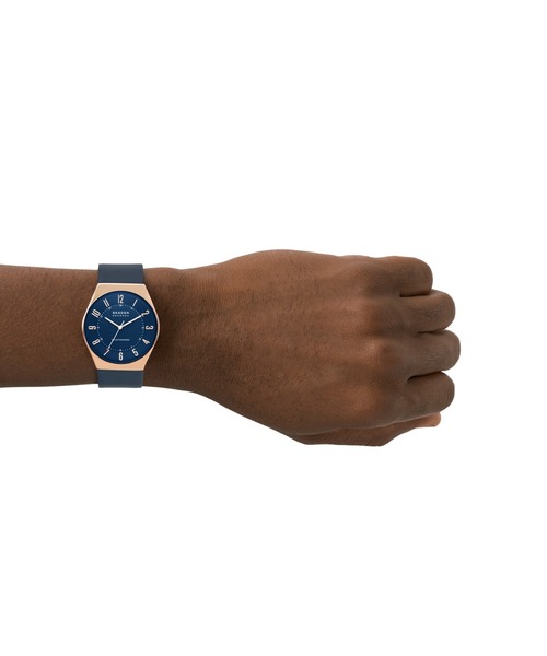 「SKAGEN」 アナログ腕時計 FREE ネイビー メンズ_画像7