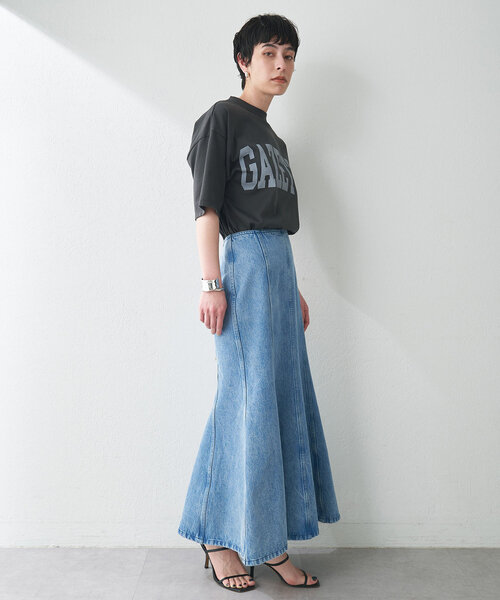 「Whim Gazette」 デニムスカート 36 インディゴブルー レディース_画像4