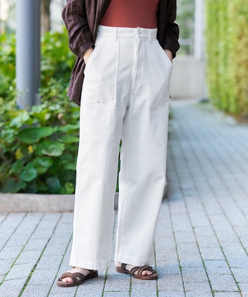 「IENA LA BOUCLE」 パンツ 36 ホワイト レディース_画像5