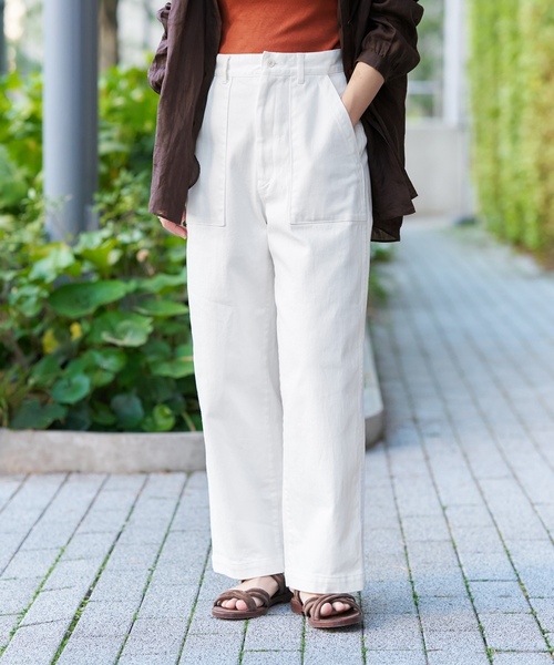 「IENA LA BOUCLE」 パンツ 36 ホワイト レディース_画像9