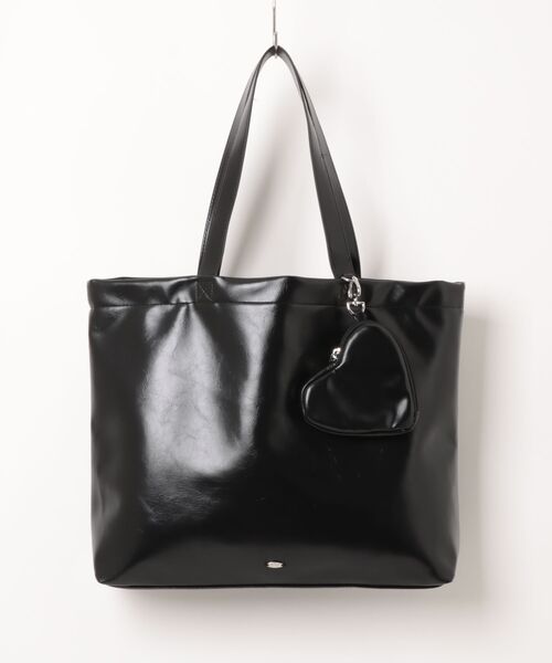 「Heather」 トートバッグ ONE SIZE ブラック レディース_画像2