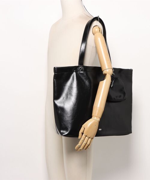「Heather」 トートバッグ ONE SIZE ブラック レディース_画像9