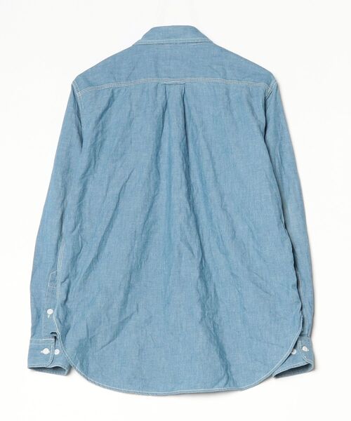 「JOURNAL STANDARD J.S HOMESTEAD」 長袖シャツ SMALL ブルー メンズ_画像2