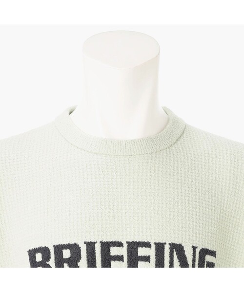 【BRIEFING GOLF】 LW RELAXED KNIT CREWNECK BRIEFING（ブリーフィング） ゴルフ LW THERMAL KNIT CREWNECK メンズ