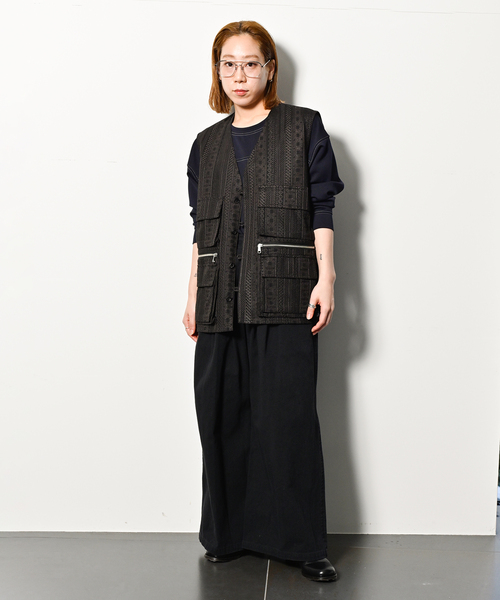 「CITYSHOP」 チノパンツ 38 ベージュ レディース_画像6