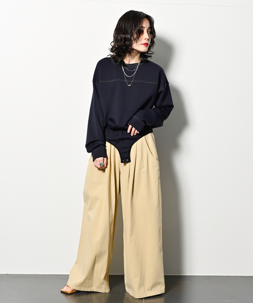 「CITYSHOP」 チノパンツ 38 ベージュ レディース_画像7