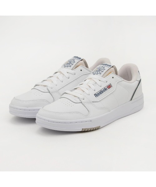「Reebok」 ローカットスニーカー 24.5cm ホワイト×ブルー メンズ_画像9