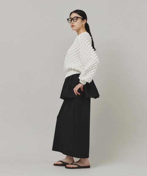 「Curensology」 ロングスカート 38 ブラック レディース_画像6