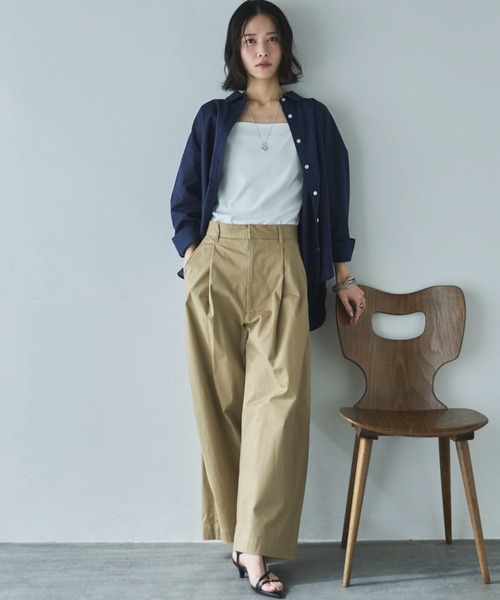 「DOUX ARCHIVES」 長袖シャツ FREE ベージュ レディース_画像4