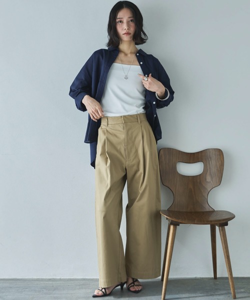 「DOUX ARCHIVES」 長袖シャツ FREE ベージュ レディース_画像6