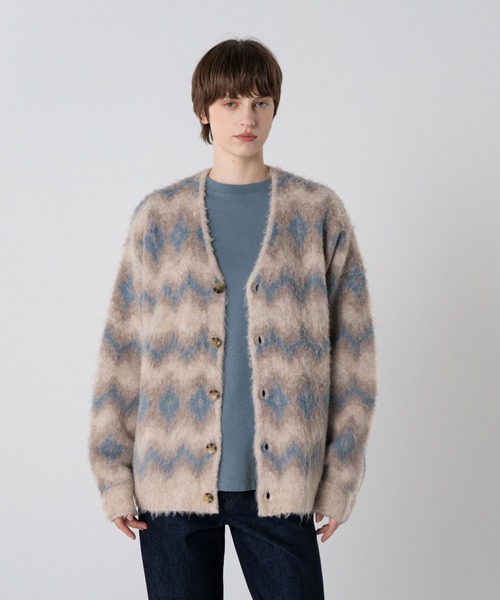 PENDLETON（ペンドルトン） カーディガン モヘア混シャギーニット