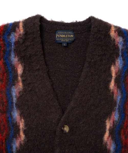 PENDLETON（ペンドルトン） カーディガン モヘア混シャギーニット