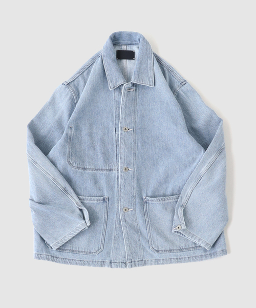 専用◆EDIFICE【近年モデル：20ss◆Gジャン/デニムジャケット】洗える EDIFICE（エディフィス） デニムジャケット gジャン ルーズ デニム