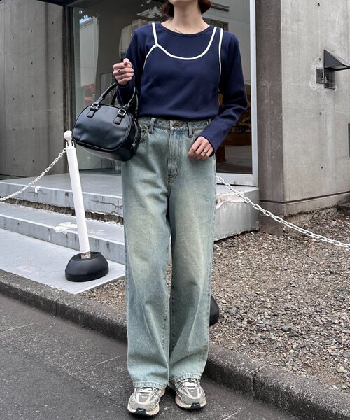 「CIAOPANIC TYPY」 長袖カットソー ONE SIZE グレー レディース_画像7