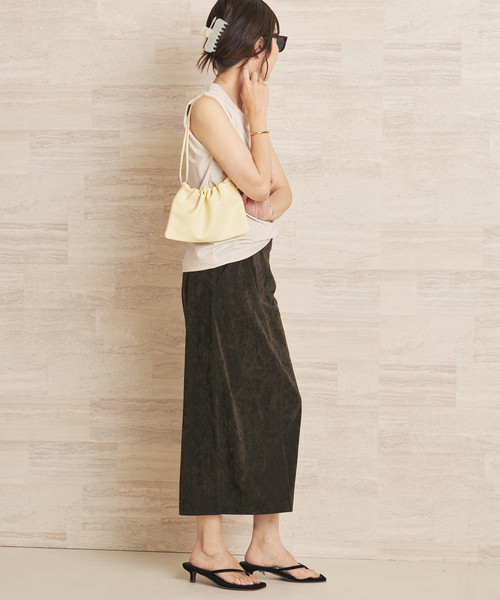 plage（プラージュ） ロング スカート suede like jersey tight
