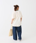 tシャツ タテカラフル刺繍チュニック レディースの詳細画像2