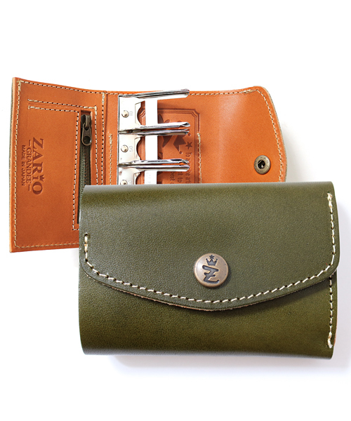 ZARIO-grandee-（ザリオグランデ） コインケース 栃木レザーバイカラー