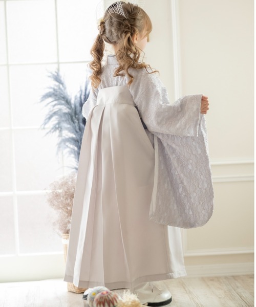 Catherine Cottage 袴　着物 120cm ホワイト　ベージュ系 Catherine Cottage（キャサリンコテージ）の「花刺繍チュール