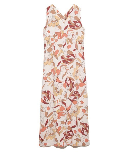 ワンピース 大花柄バッククロスワンピース Zozotown 通販 Paypayモール