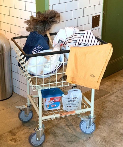 DULTON（ダルトン） 収納 LAUNDRY CART/ランドリー カート : ZOZOTOWN