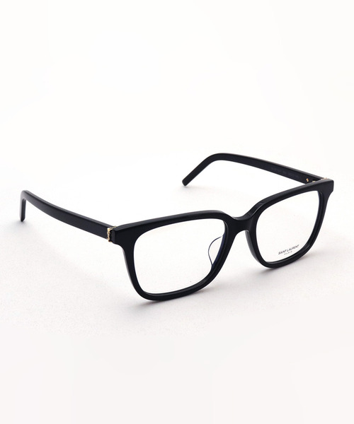 SAINT LAURENT スクエアフレムメカネ SL663 004 Saint Laurent™ SL 666 004 58 Silver/Crystal Eyeglasses