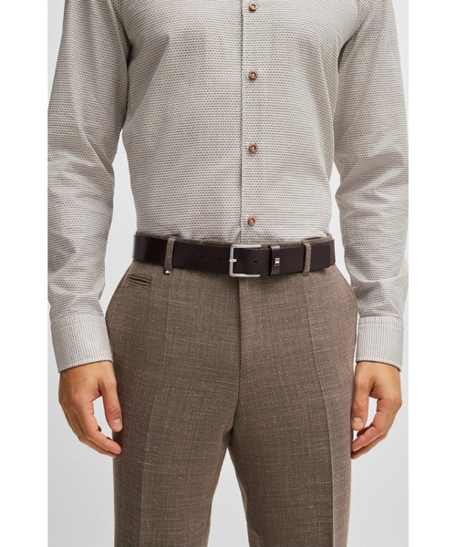 BOSS（HUGO BOSS） ベルト シグネチャーストライプバックル イタリアン