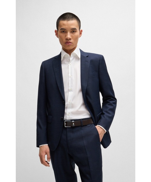 BOSS（HUGO BOSS） ベルト シグネチャーストライプバックル イタリアン