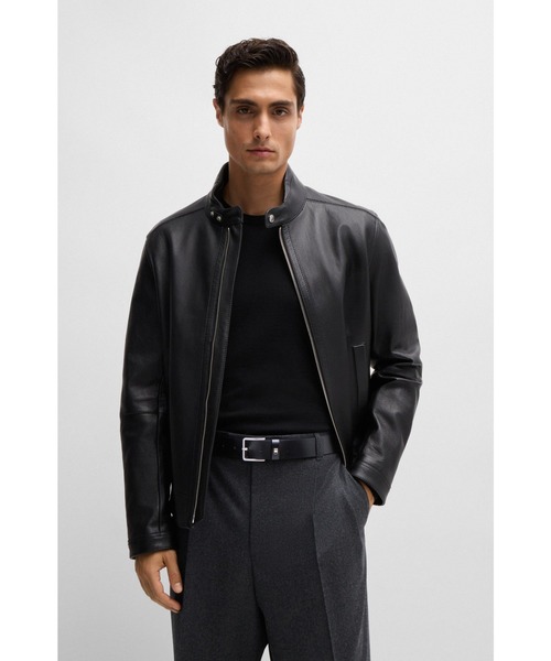 BOSS（HUGO BOSS） ベルト シグネチャーストライプバックル イタリアン