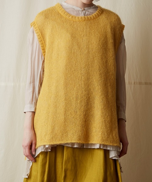 ふきたろう　⭐︎新品未使用⭐︎ suzuki takayuki ニットベスト suzuki takayuki（スズキタカユキ） ベスト ジレ mohair vest