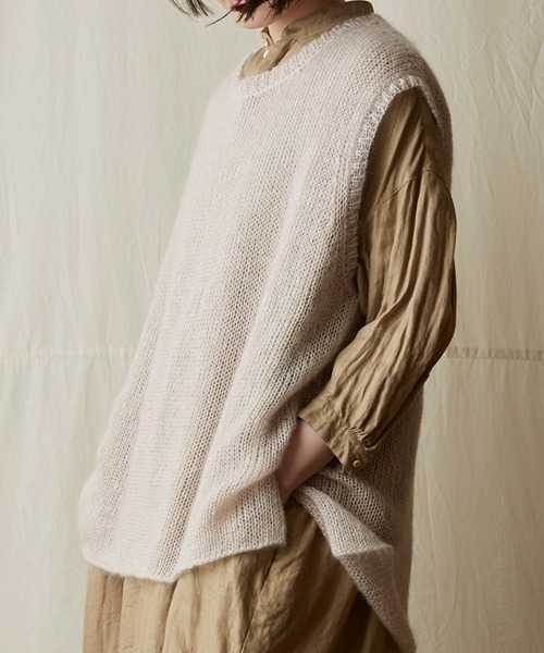suzuki takayuki（スズキタカユキ） ベスト ジレ mohair vest